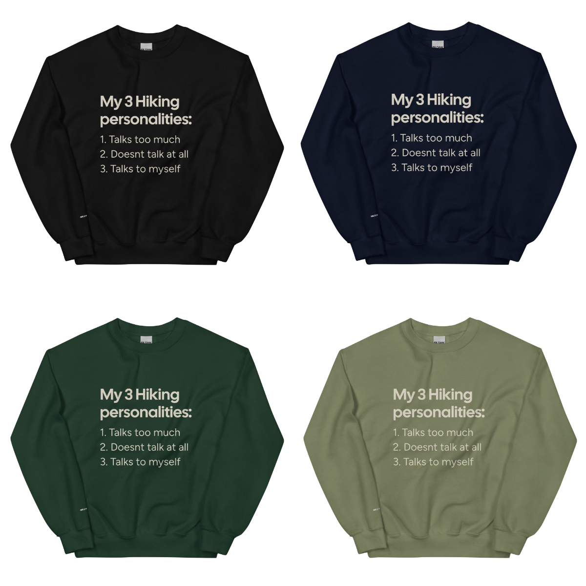 Hiking Personalities Sweatshirt