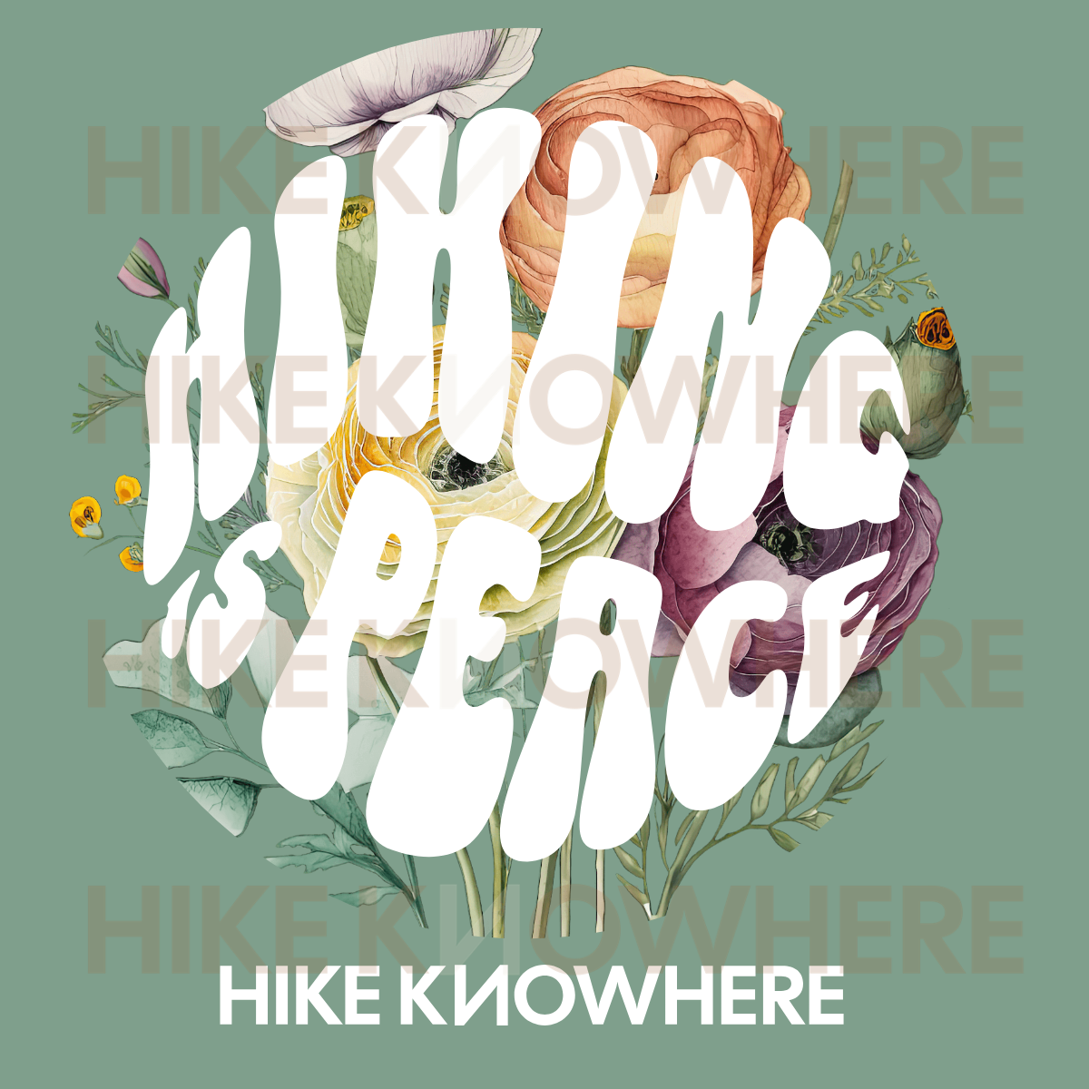 Hiking Is Peace Long-Sleeve Tee