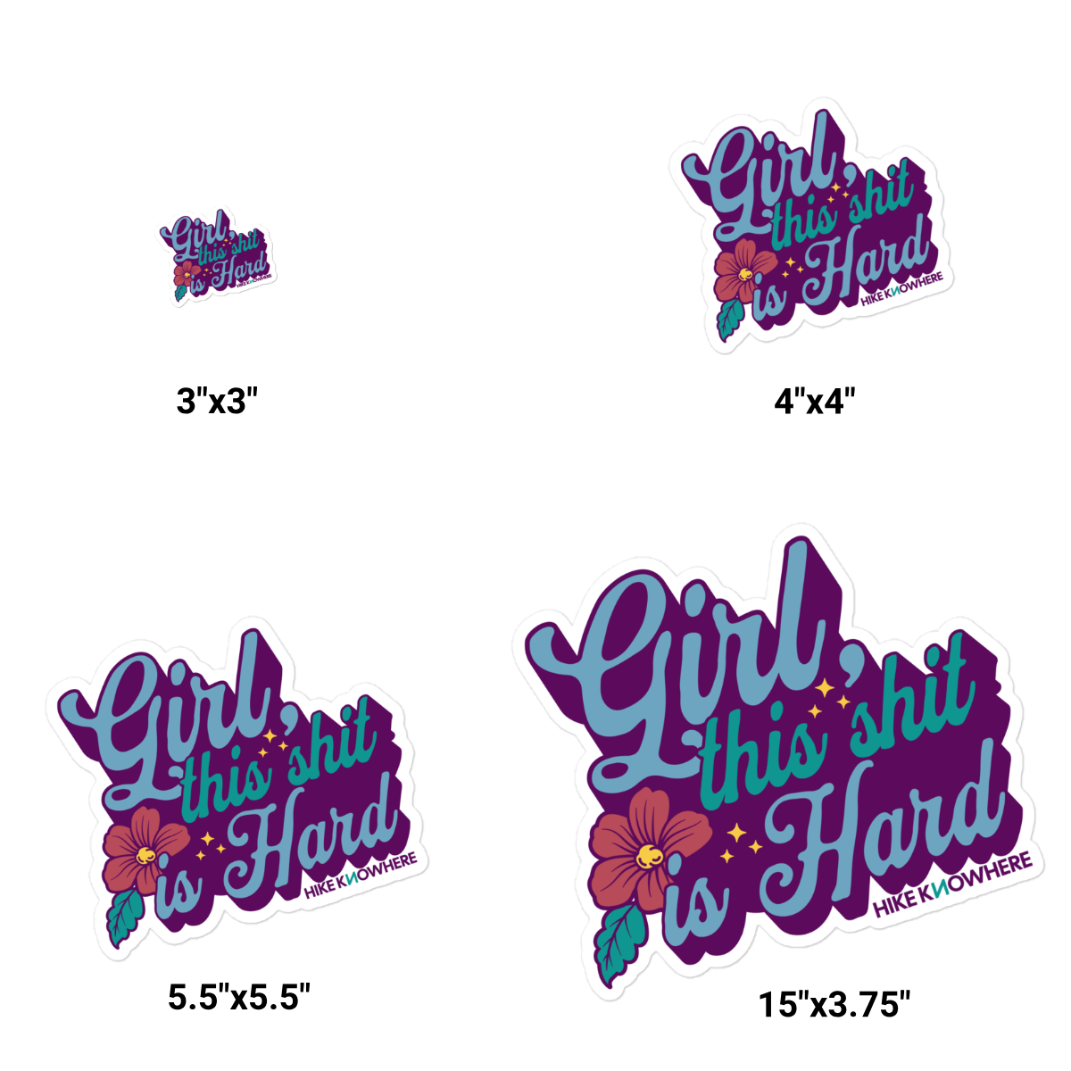 Shit Is Hard Stickers
