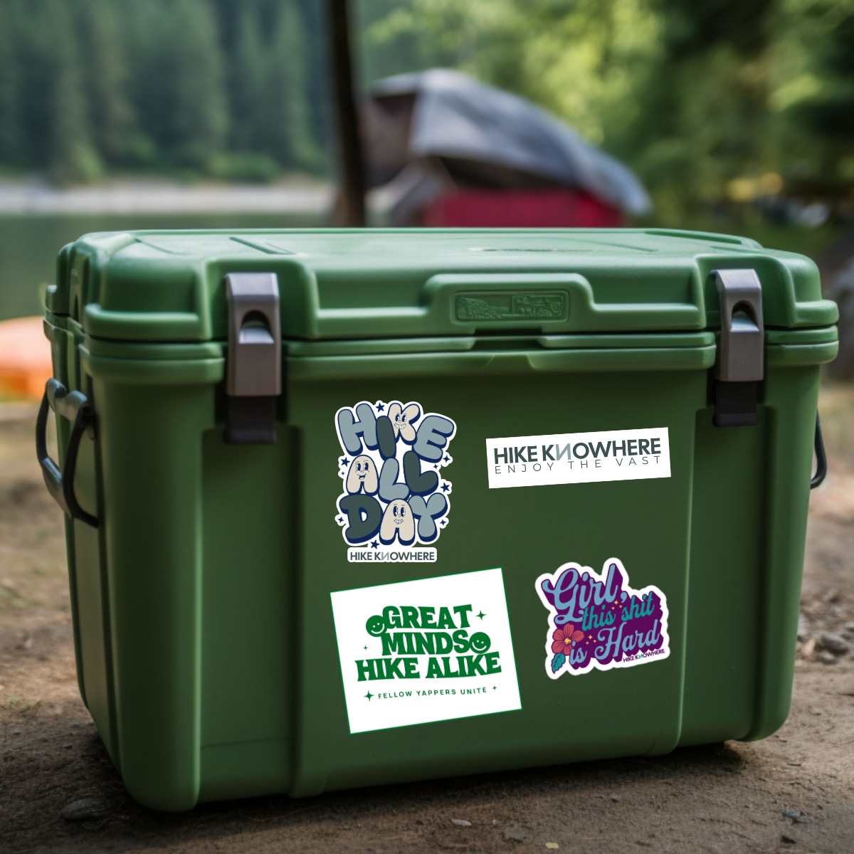 Hike Knowhere Sticker Sheet