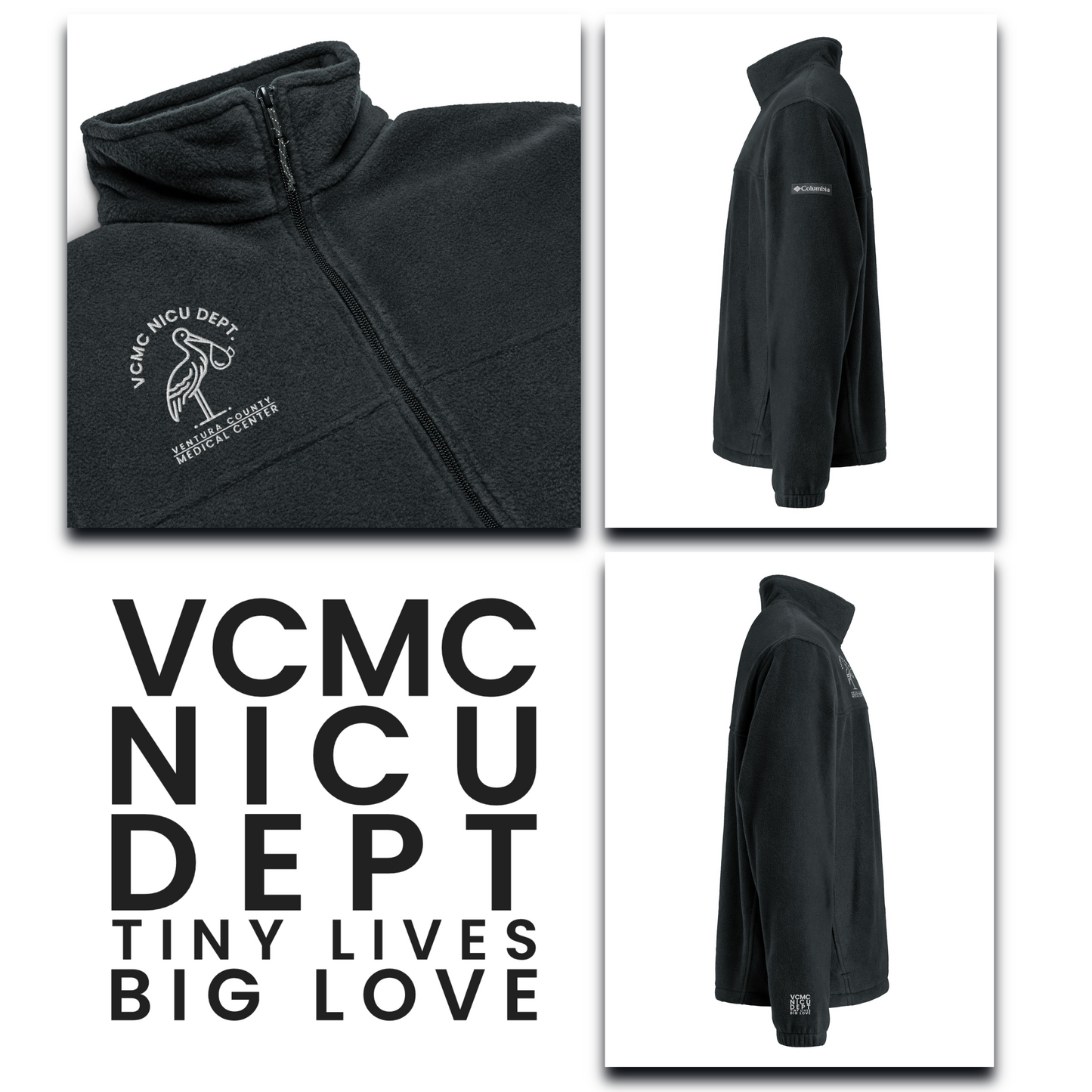 VCMC NICU Unisex Columbia Fleece Jacket