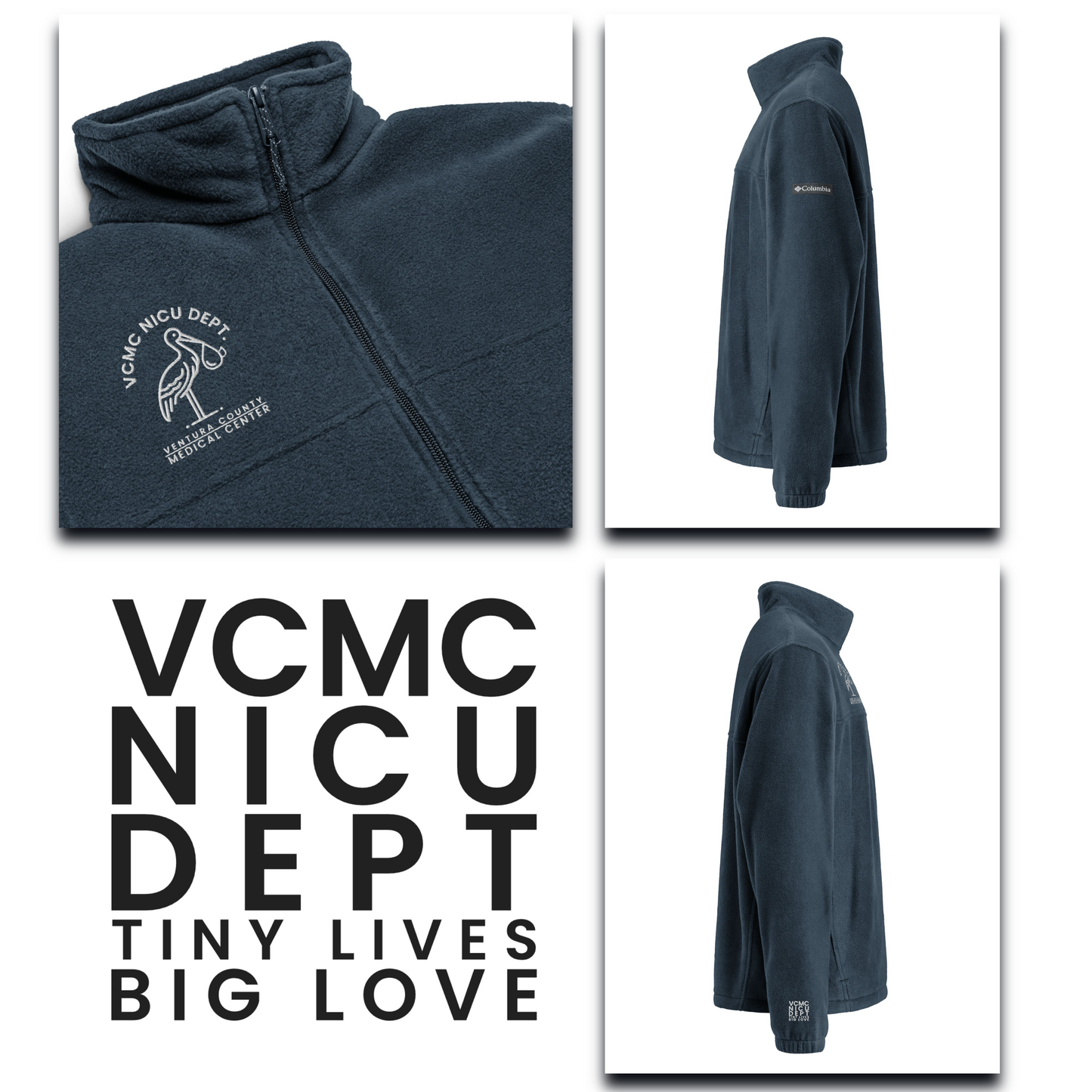 VCMC NICU Unisex Columbia Fleece Jacket