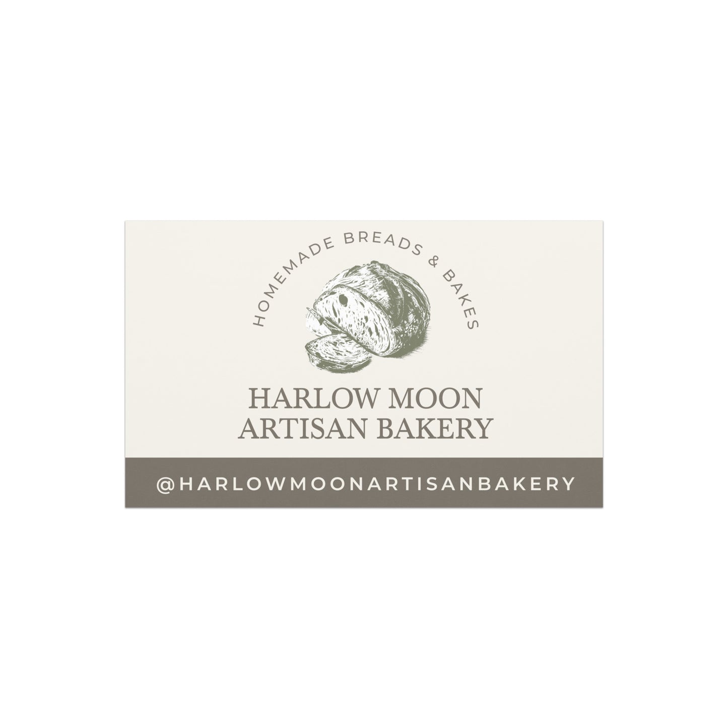 Harlow Moon Car Magnet