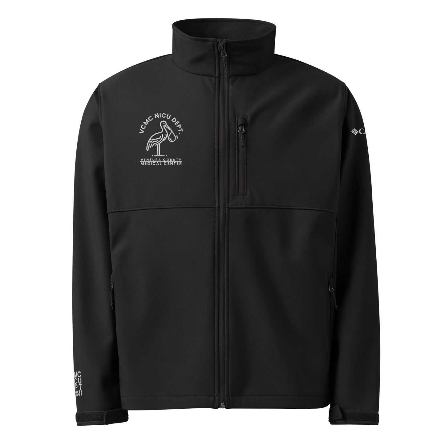 VCMC NICU Unisex Columbia Soft Shell Jacket