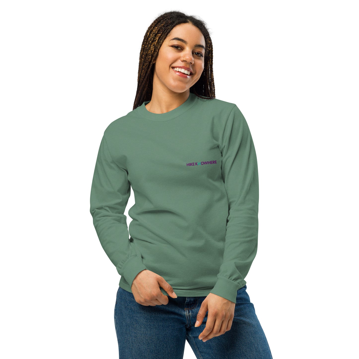 Hiking Shit Graphic Long Sleeve Tee