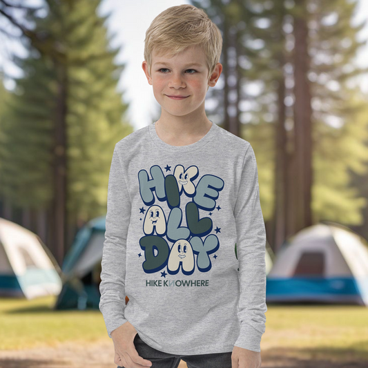 Hike All Day Kids Long Sleeve Tee