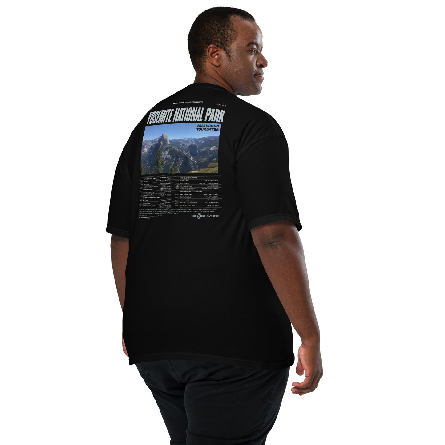 Yosemite Hiking Tour Graphic Tee