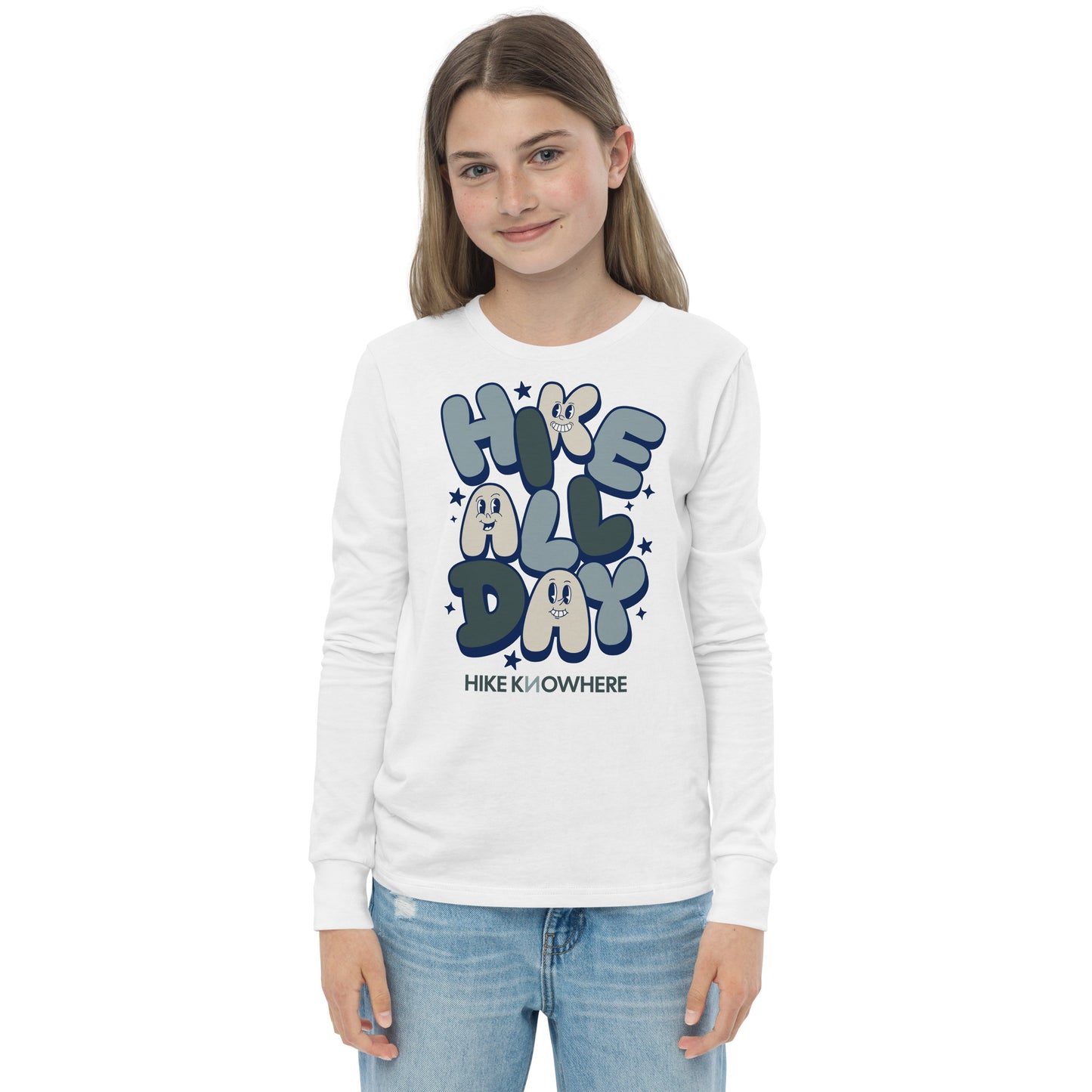 Hike All Day Kids Long Sleeve Tee